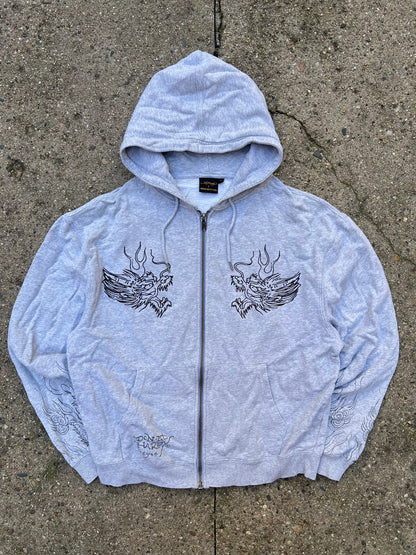 Ed Hardy Zip Up Hoodie