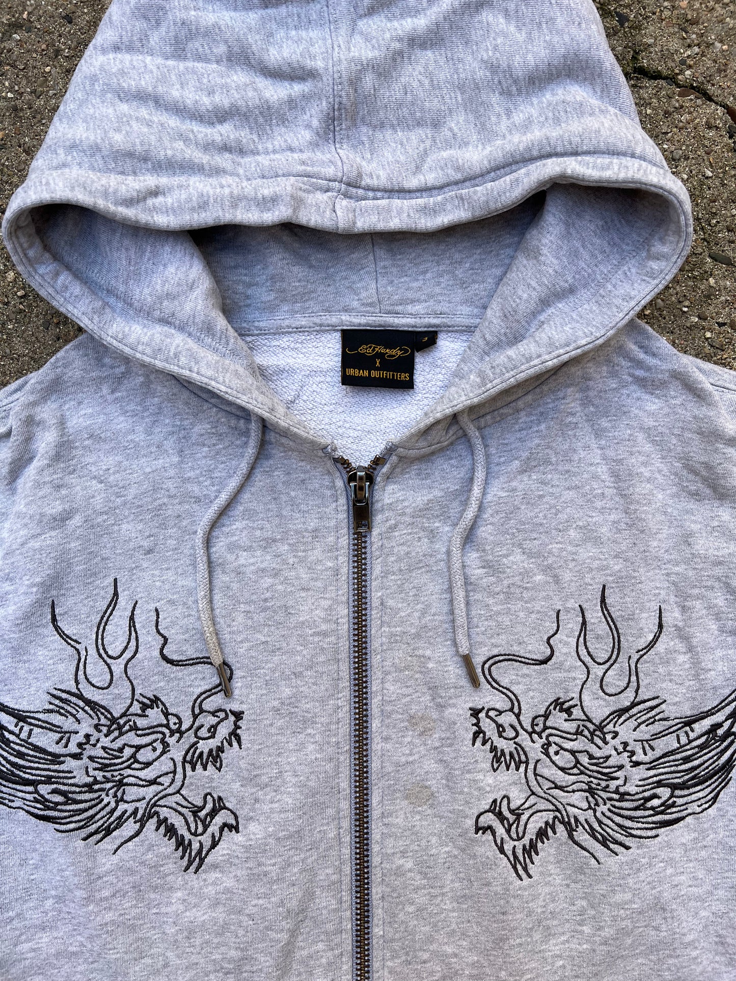 Ed Hardy Zip Up Hoodie