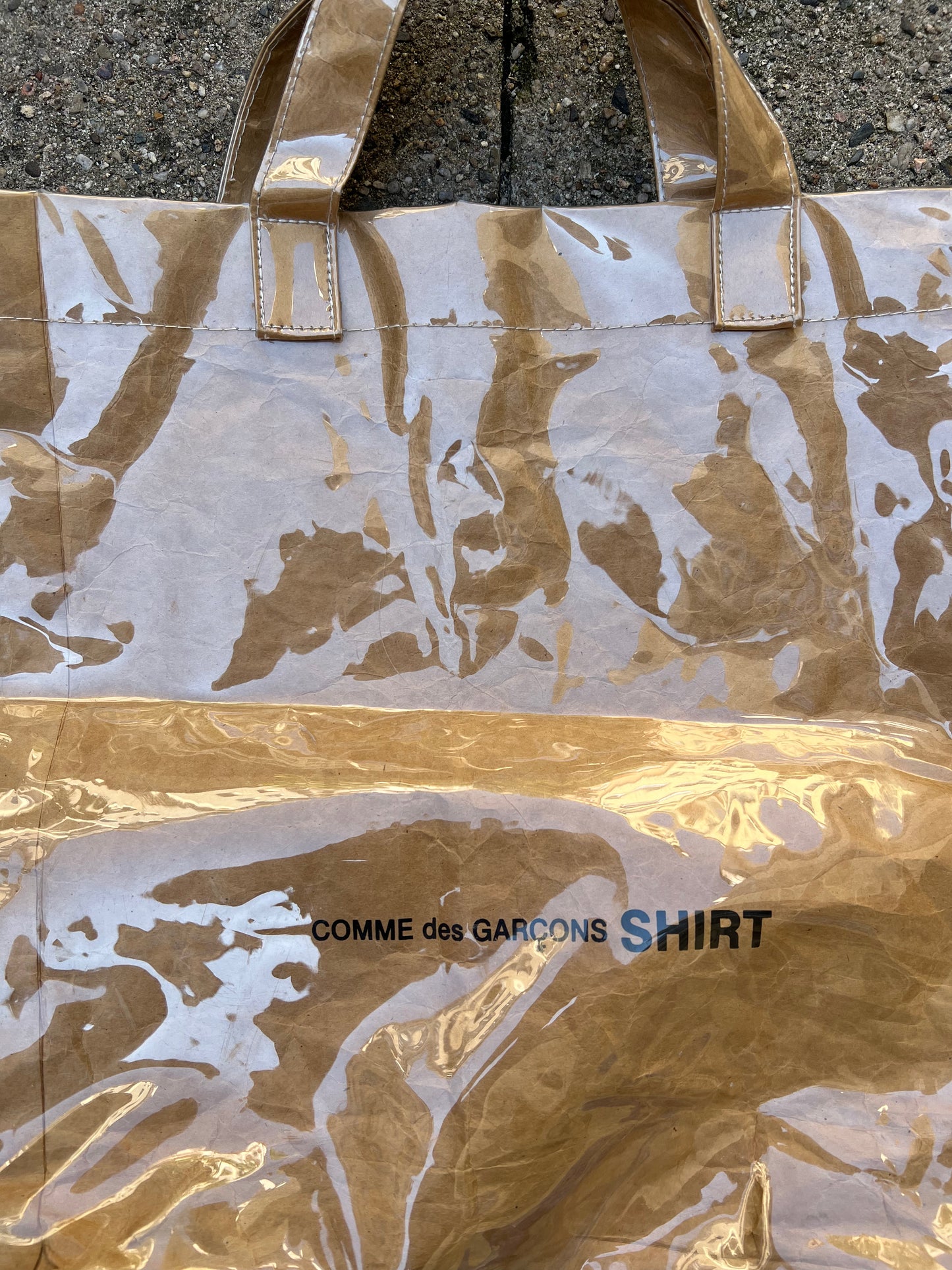 Comme Des Garcons Shirt PVC Bag