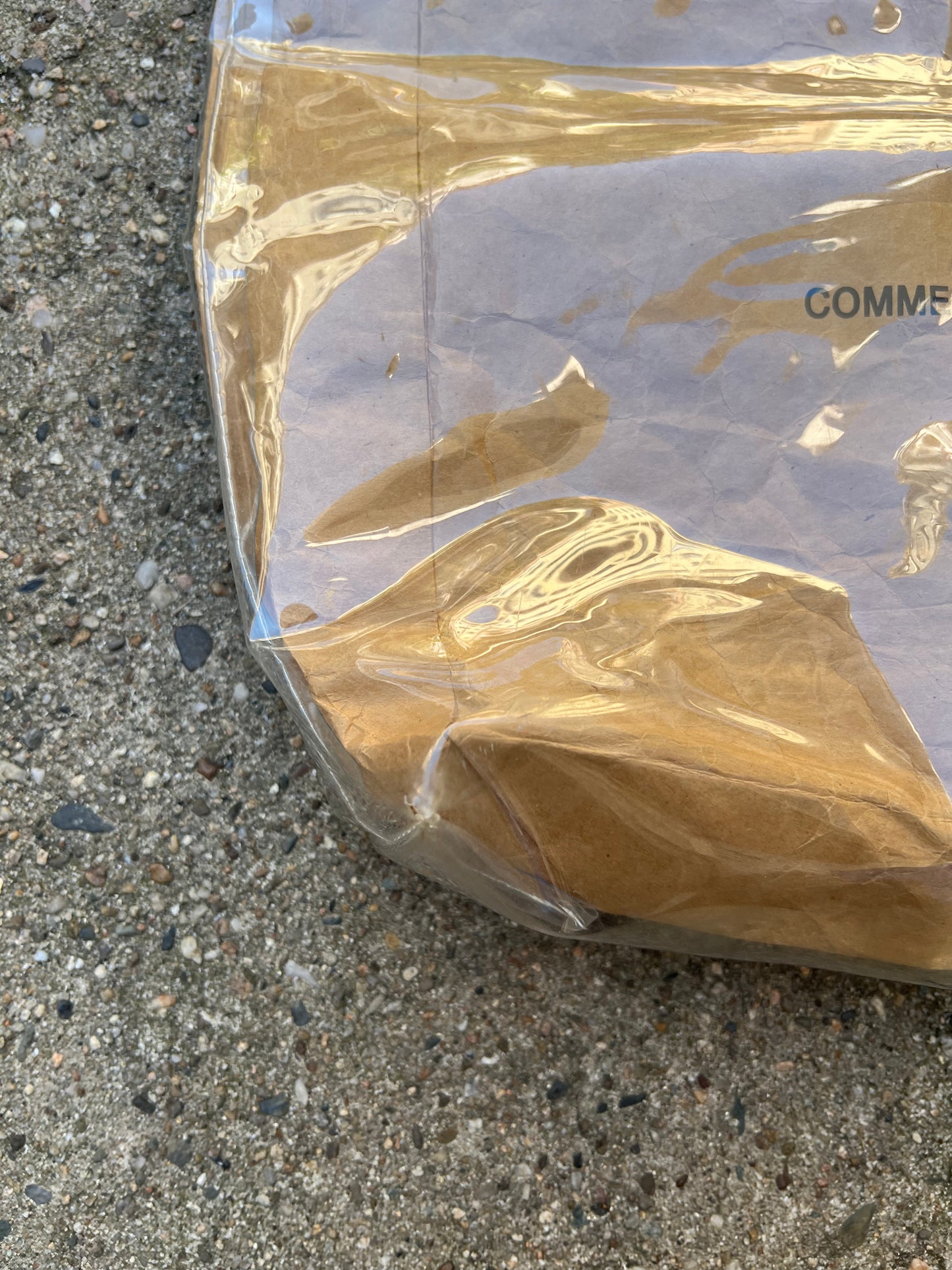 Comme Des Garcons Shirt PVC Bag
