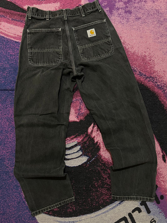 Carhartt WIP Simple Pants Black Denim