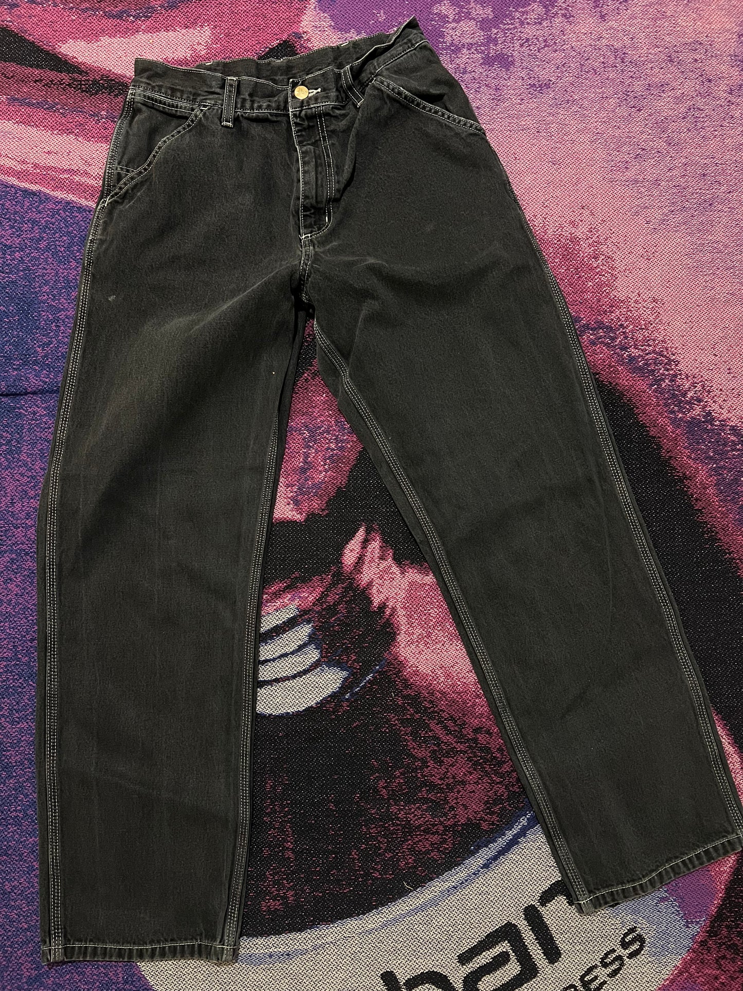 Carhartt WIP Simple Pants Black Denim