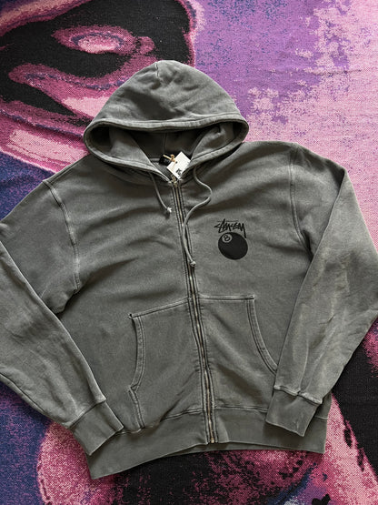 Stussy 8 Ball Zip Up Hoodie