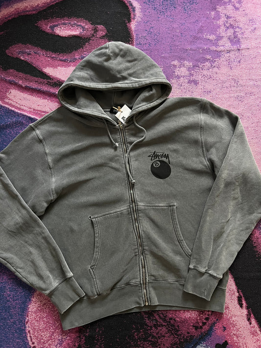 Stussy 8 Ball Zip Up Hoodie