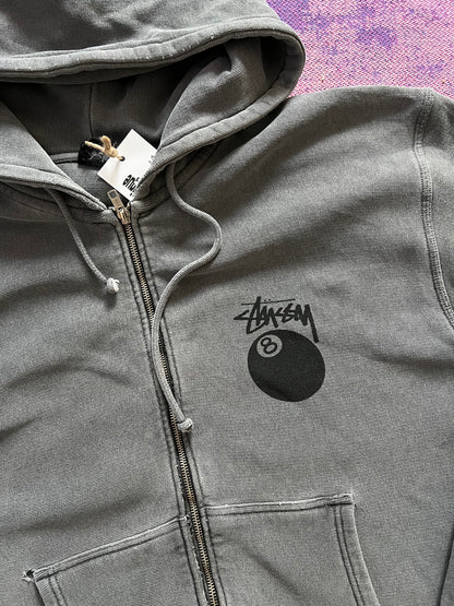 Stussy 8 Ball Zip Up Hoodie