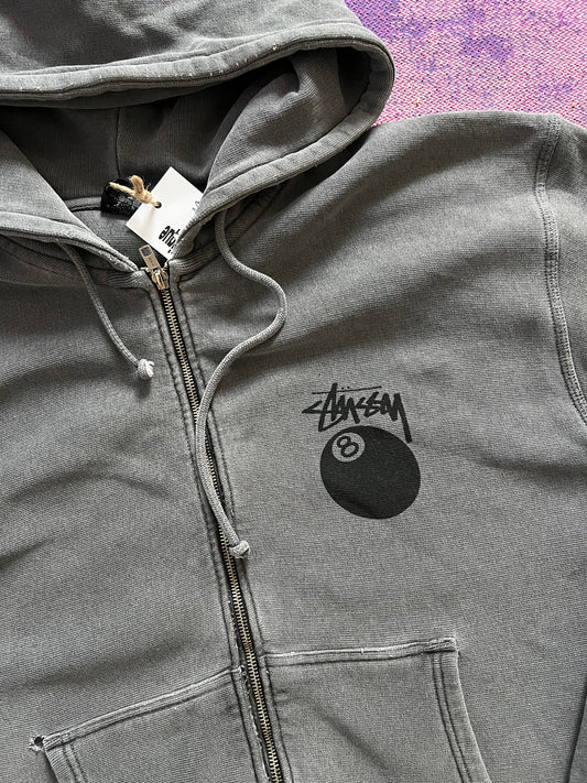 Stussy 8 Ball Zip Up Hoodie