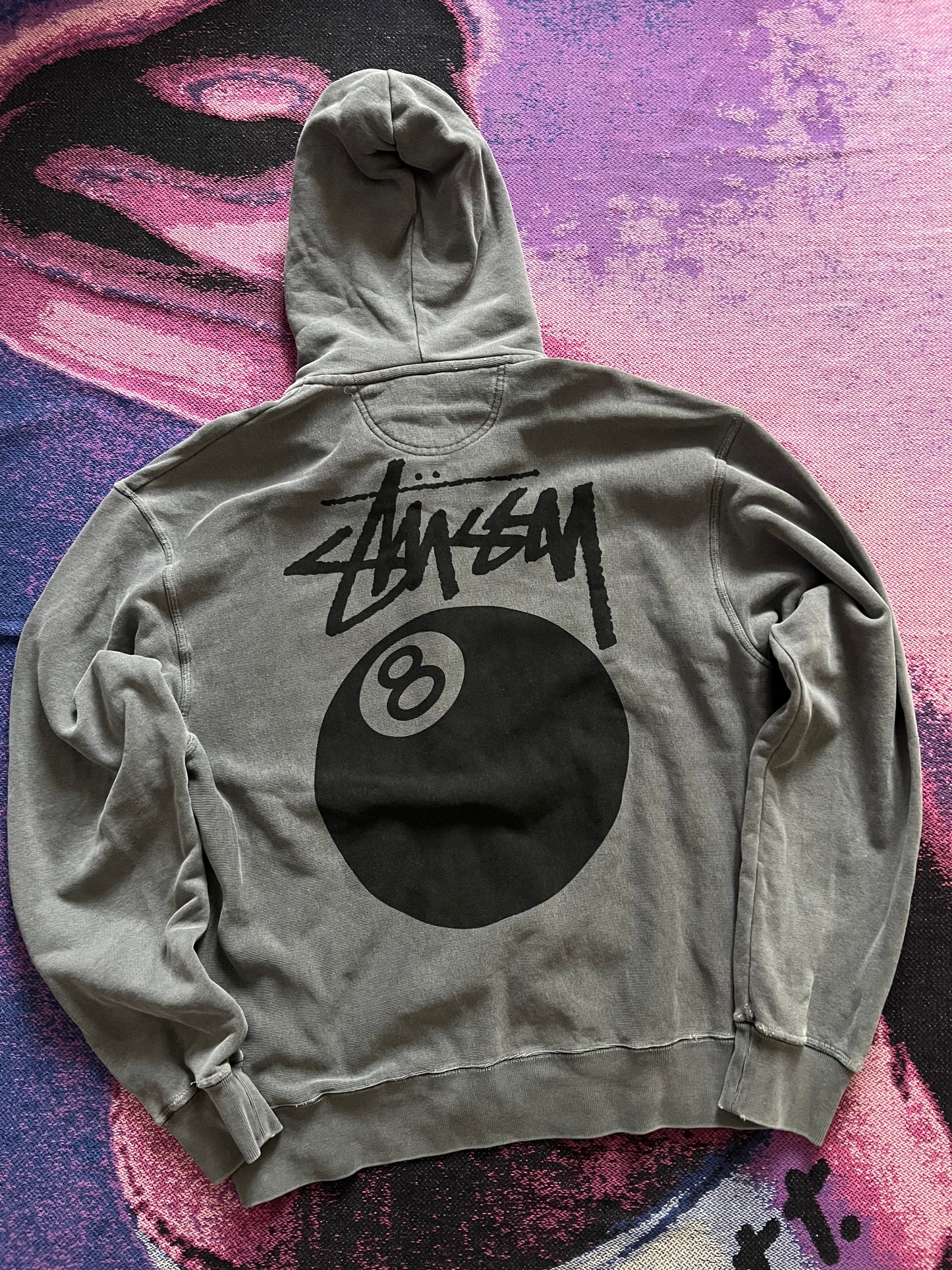 Stussy 8 Ball Zip Up Hoodie