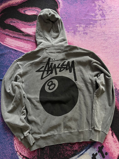 Stussy 8 Ball Zip Up Hoodie