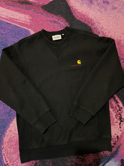 Carhartt WIP American Script Crewneck Black