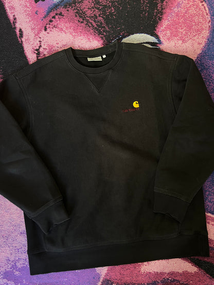 Carhartt WIP American Scrpit Crewneck Black