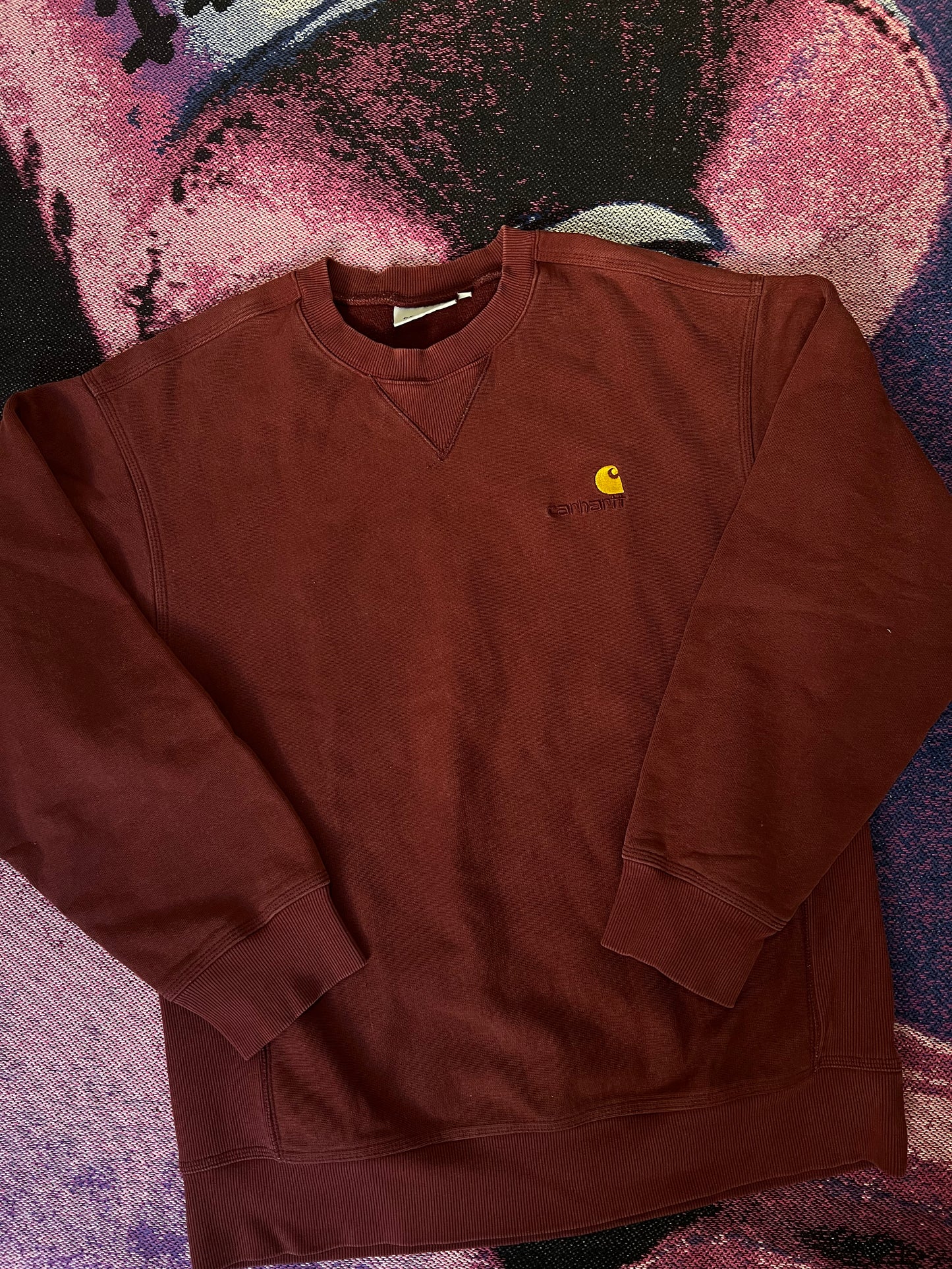 Carhartt American Script Crewneck Red