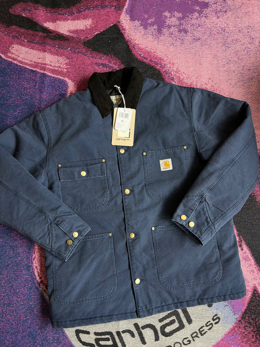 Carhartt WIP OG Chore Coat Jacket Blue