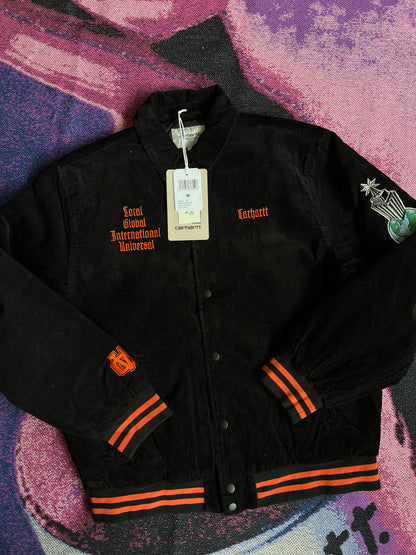 Carhartt WIP Letterman Jacket Black