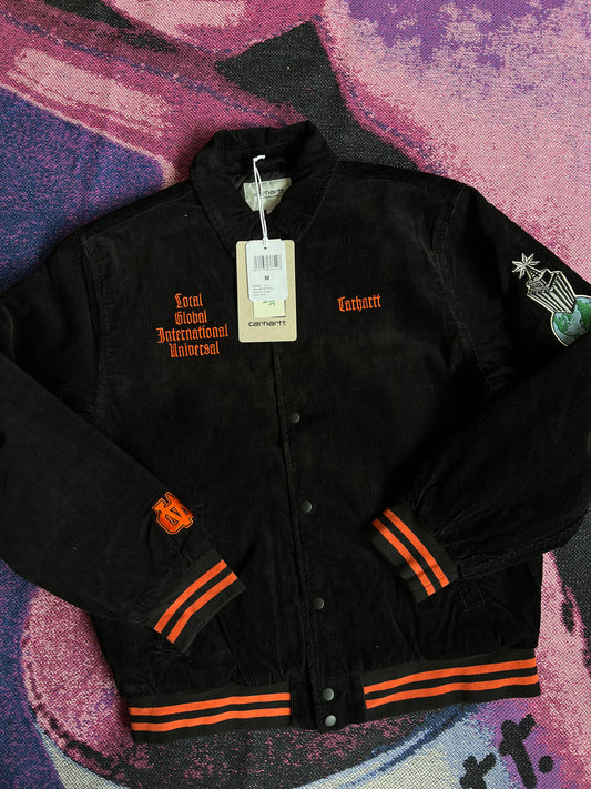 Carhartt WIP Letterman Jacket Black