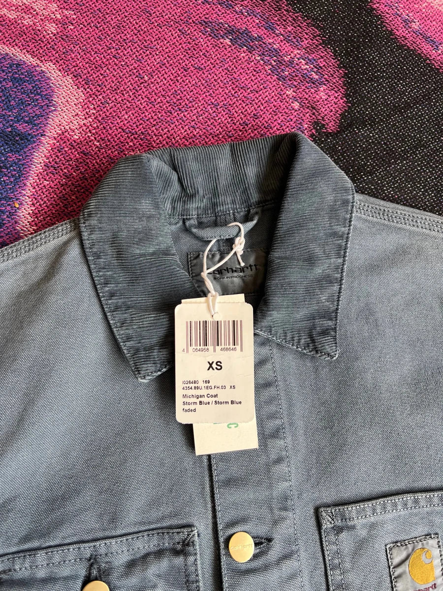 Carhartt WIP Michigan Coat Storm Blue - Wyat’s Boutique