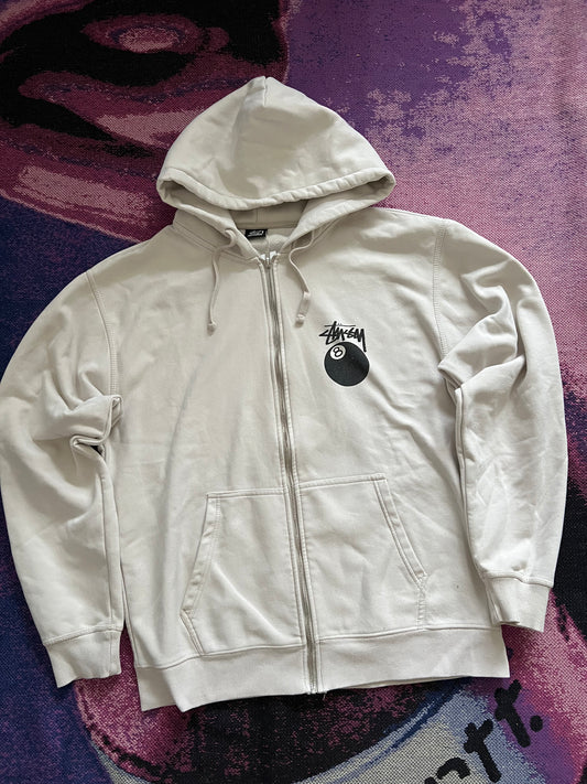 Stussy 8ball Zip Up Hoodie