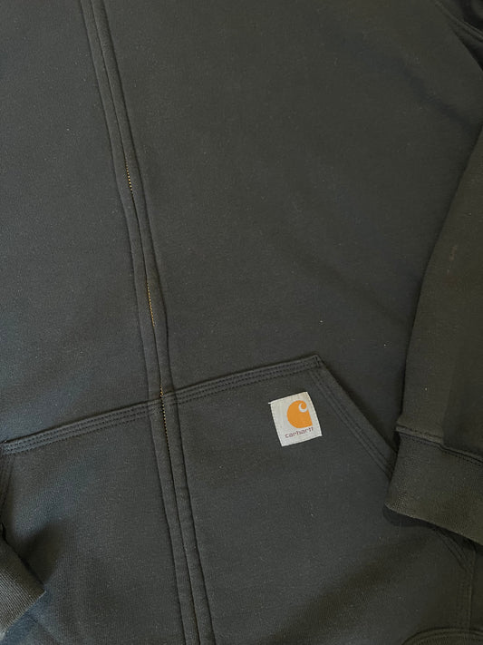 Carhartt Zip Up Hoodie Black