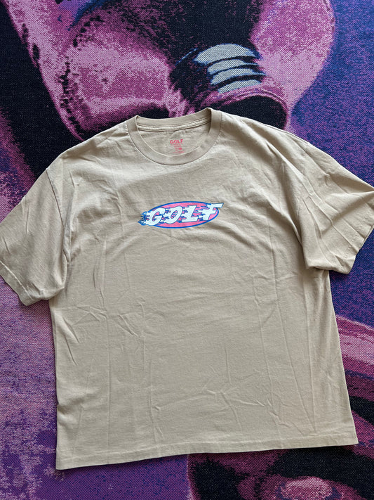 Golf T-shirt Beige