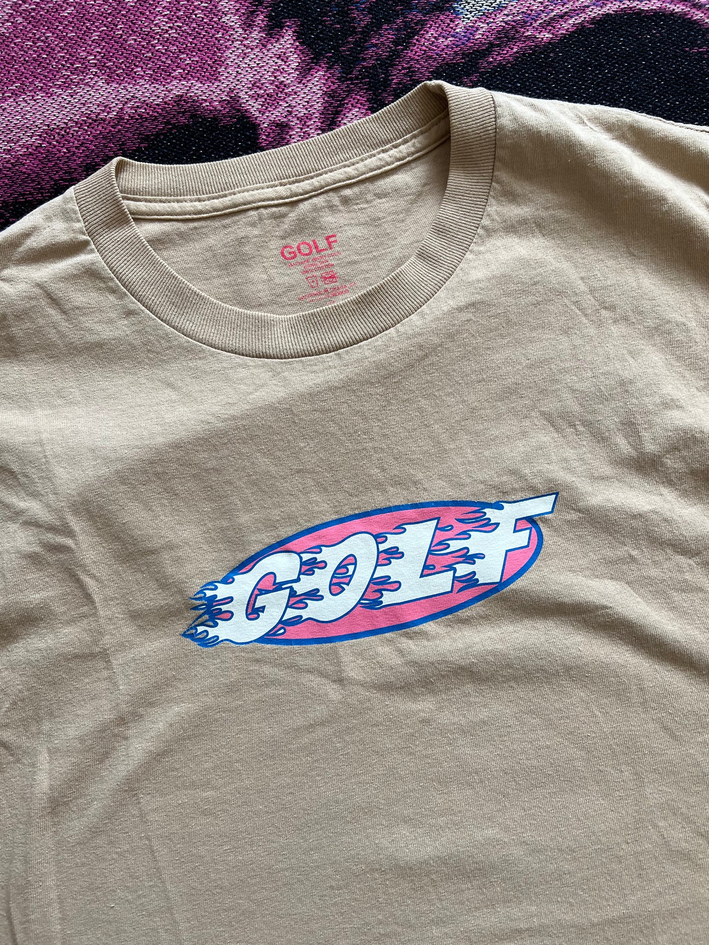 Golf T-shirt Beige
