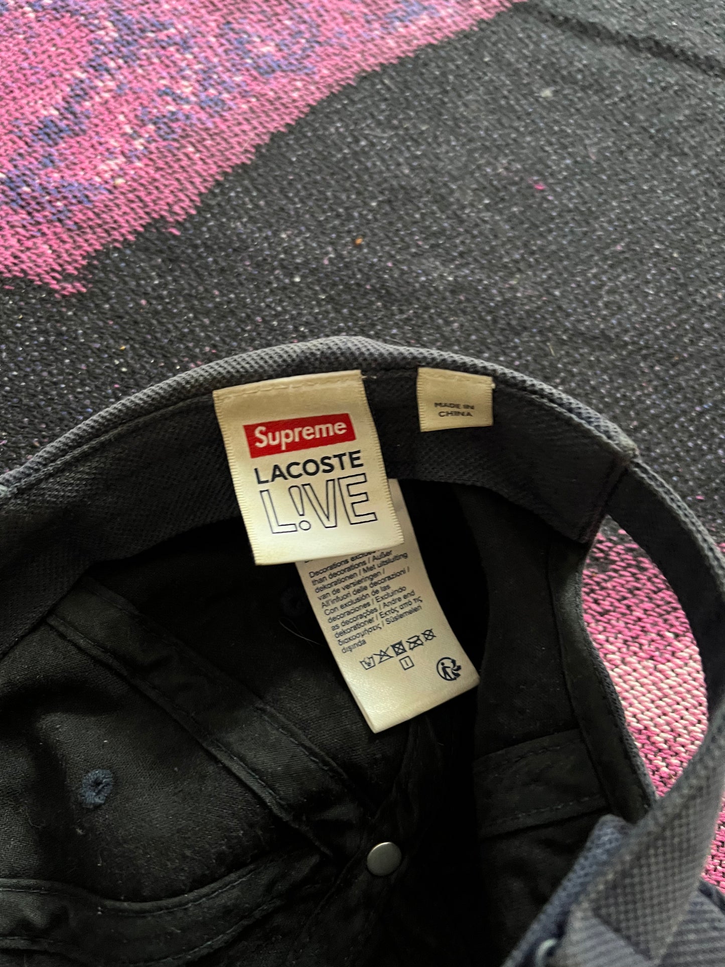 Supreme x Lacoste Cap
