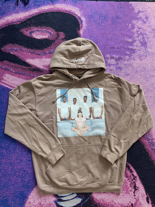 Rick Owens x Tommy Cash Hoodie Brown