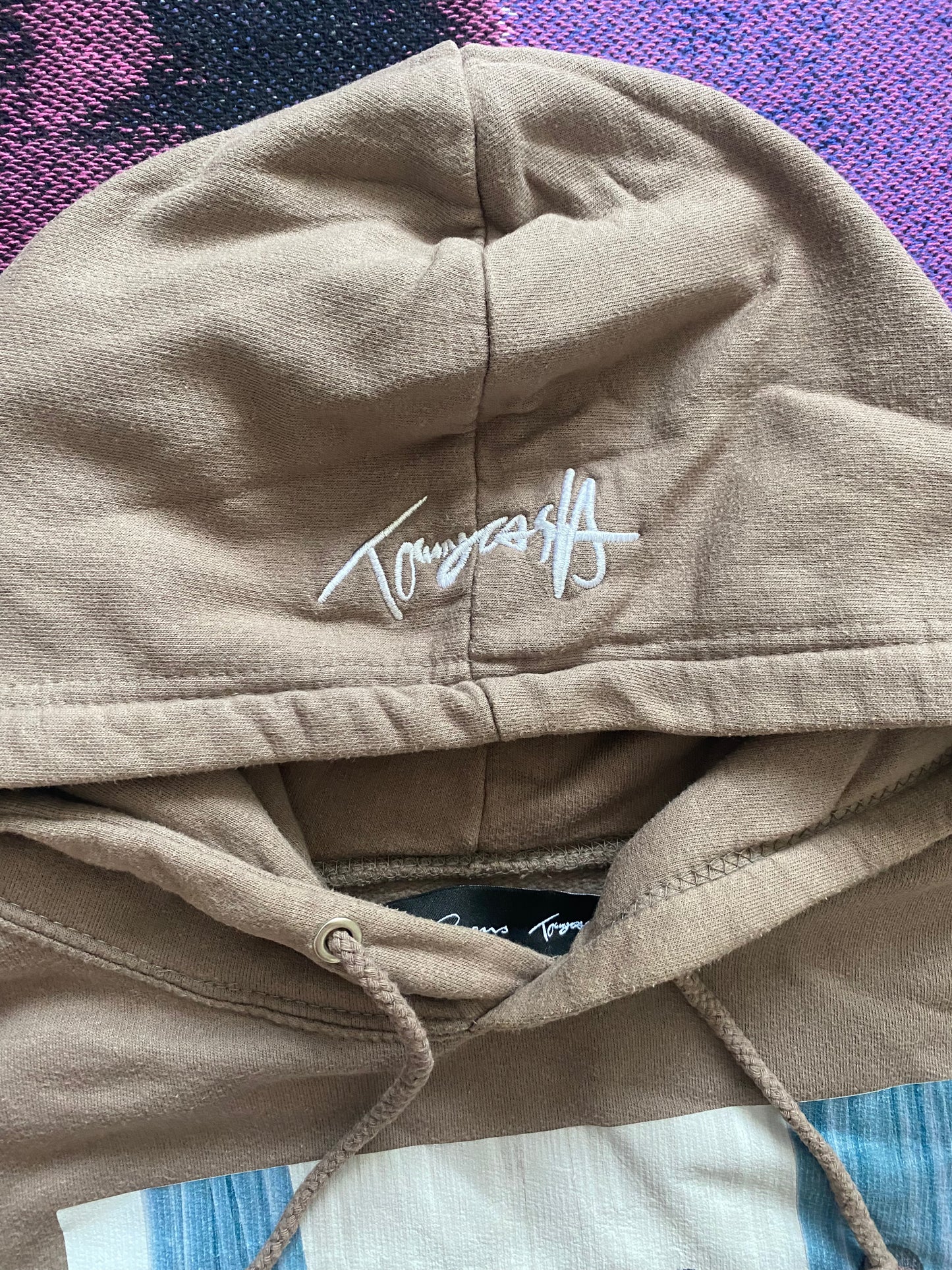 Rick Owens x Tommy Cash Hoodie Brown
