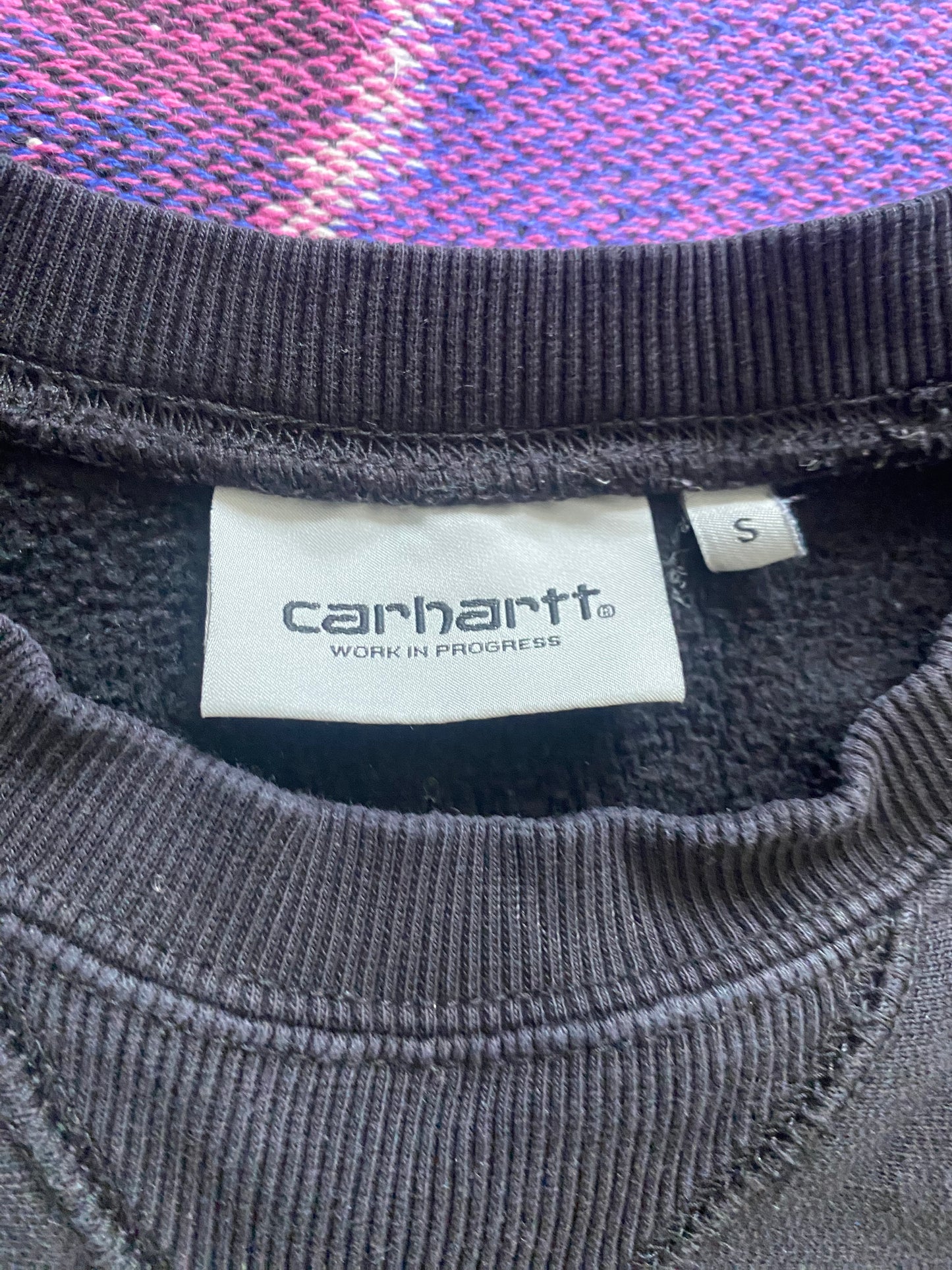 Carhartt American Script Logo Crewneck Black