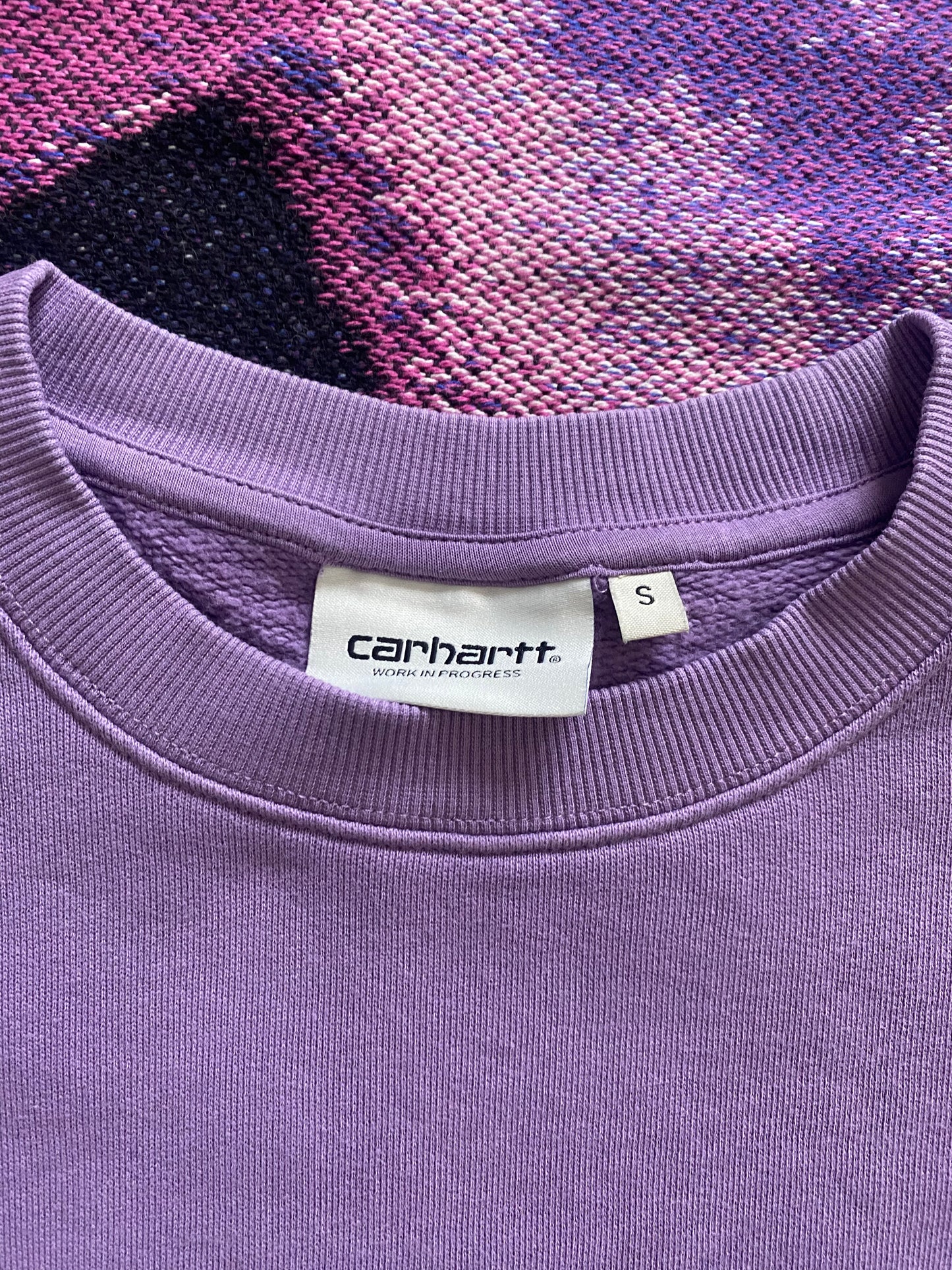 Carhartt WIP W' Chase Logo Crewneck Purple