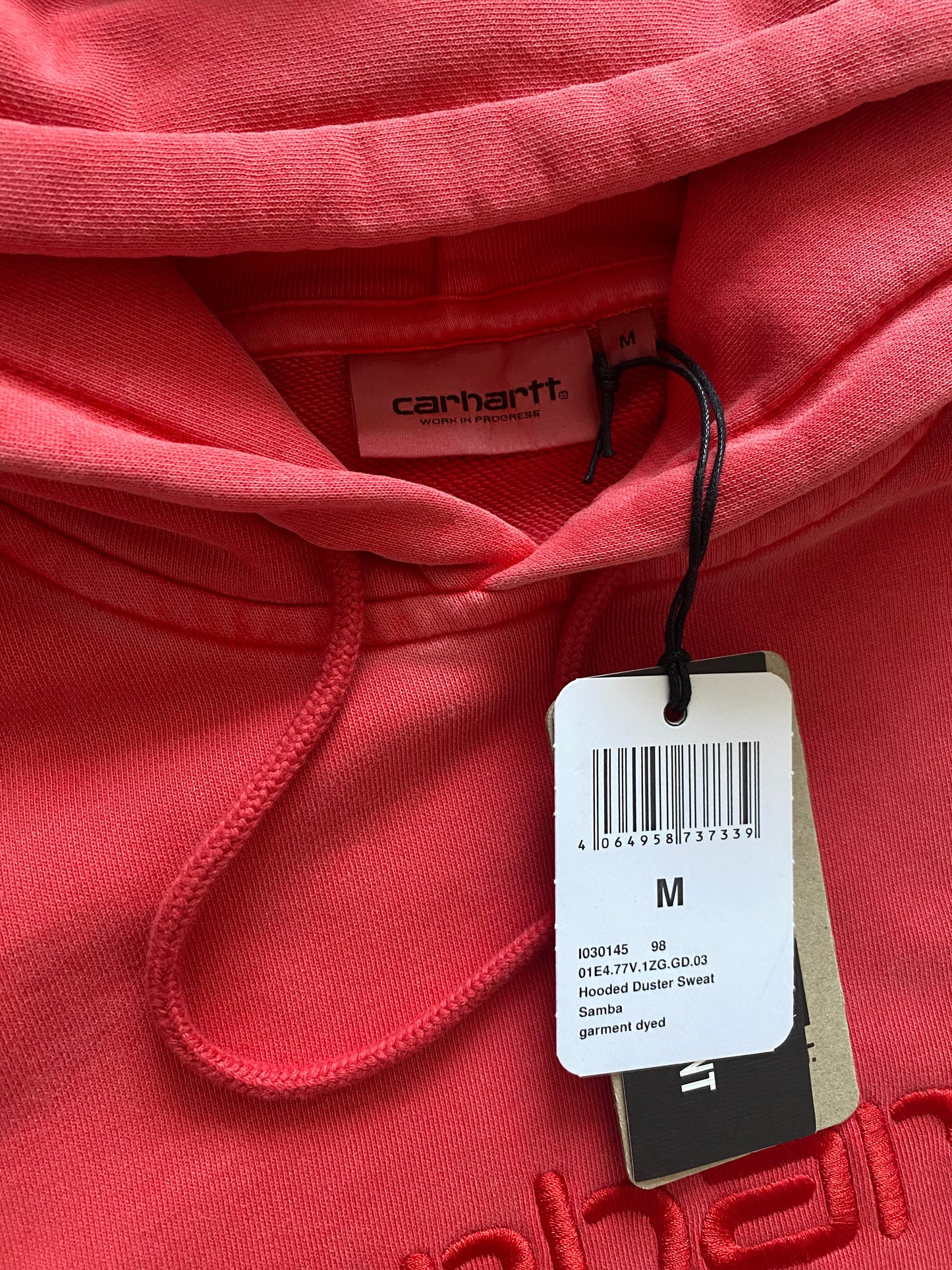 Carhartt Hooded Duster Sweat Pink