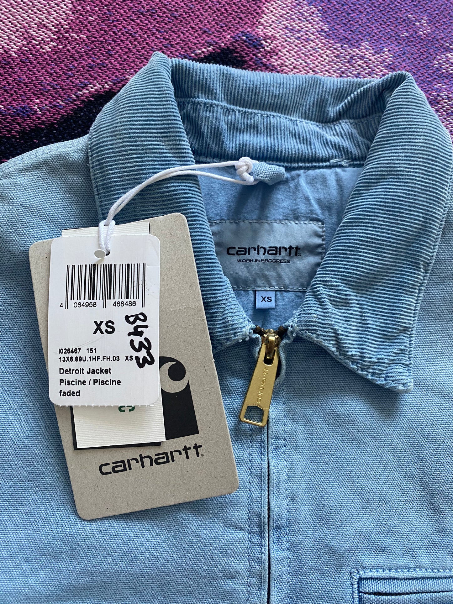 Carhartt WIP Detroit Jacket Baby Blue