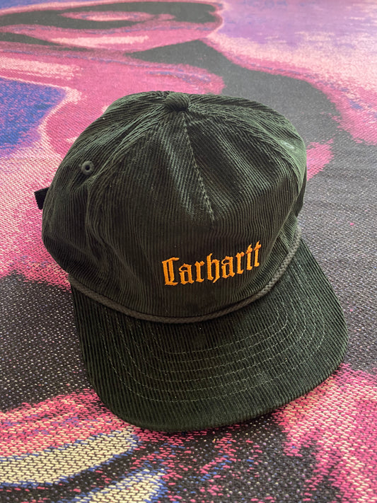Carhartt WIP Corduroy Snapback Black/Orange