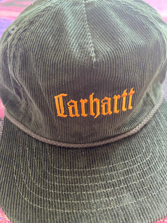 Carhartt WIP Corduroy Snapback Black/Orange