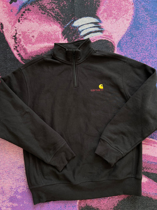 Carhartt American Script 1/4 Zip Up Hoodie