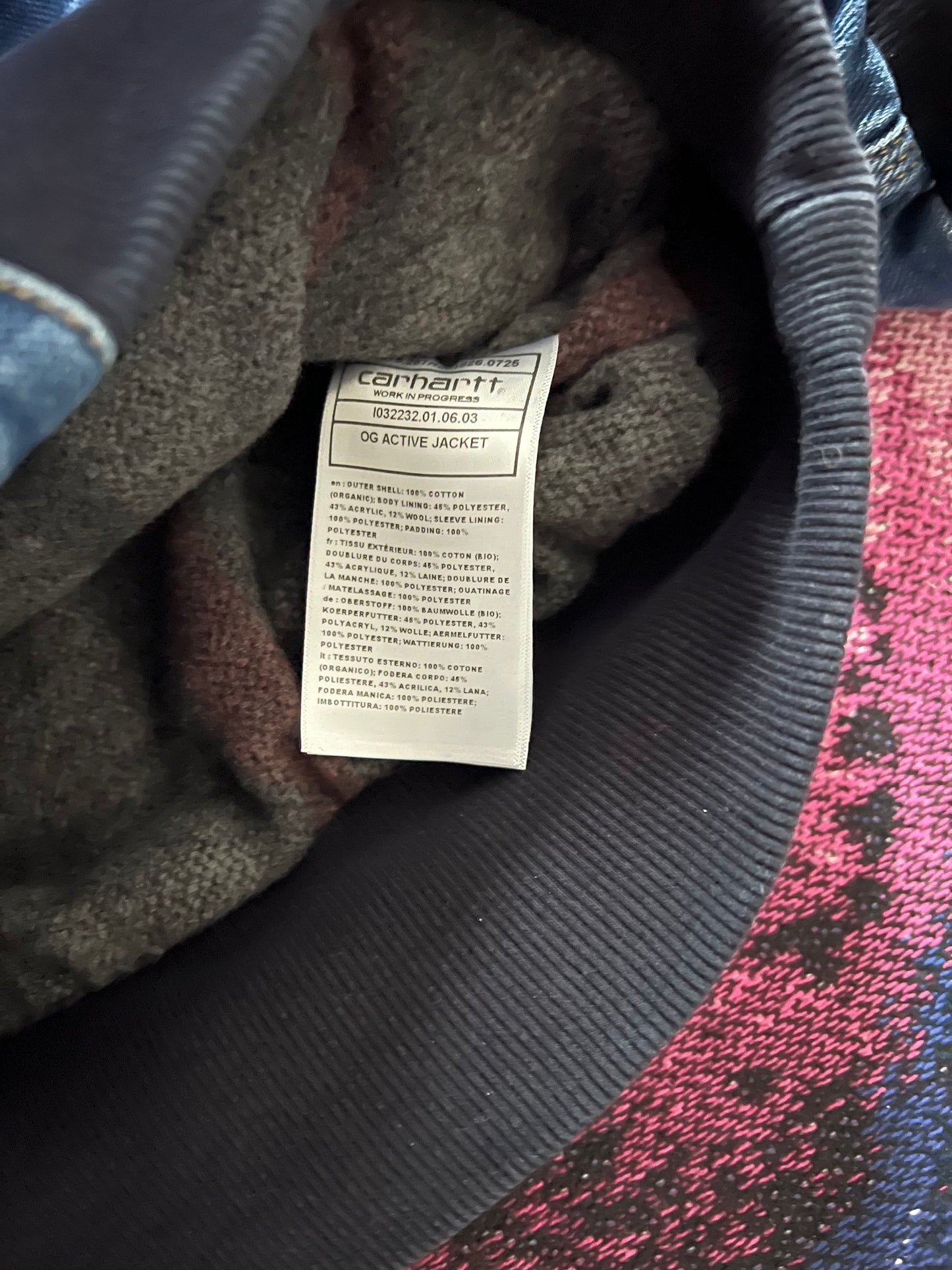 Carhartt OG Active Jacket Denim