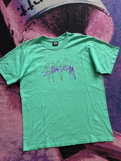 Stussy People T-Shirt Green