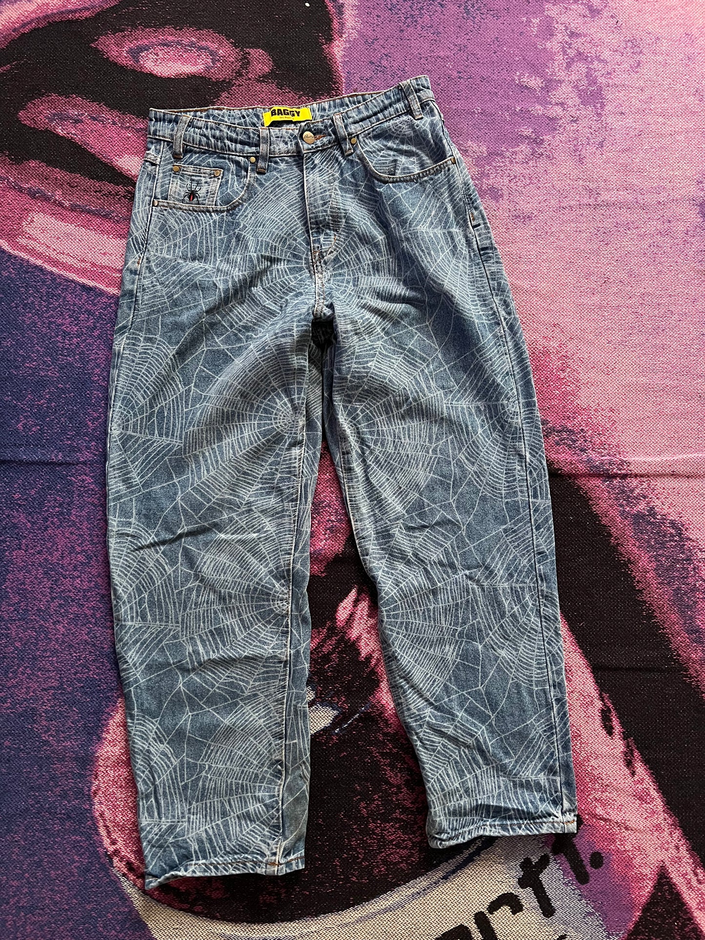 Butter Spider Web Jeans