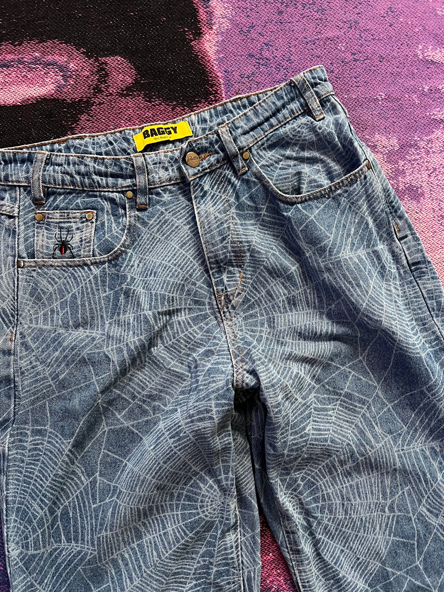 Butter Spider Web Jeans