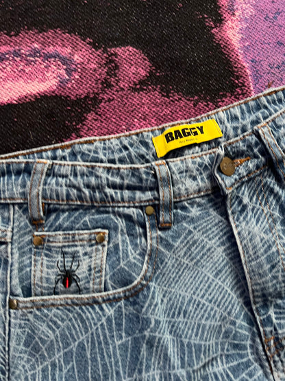 Butter Spider Web Jeans