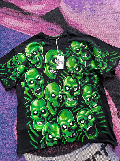 Liquid Blue Tee Black/Green