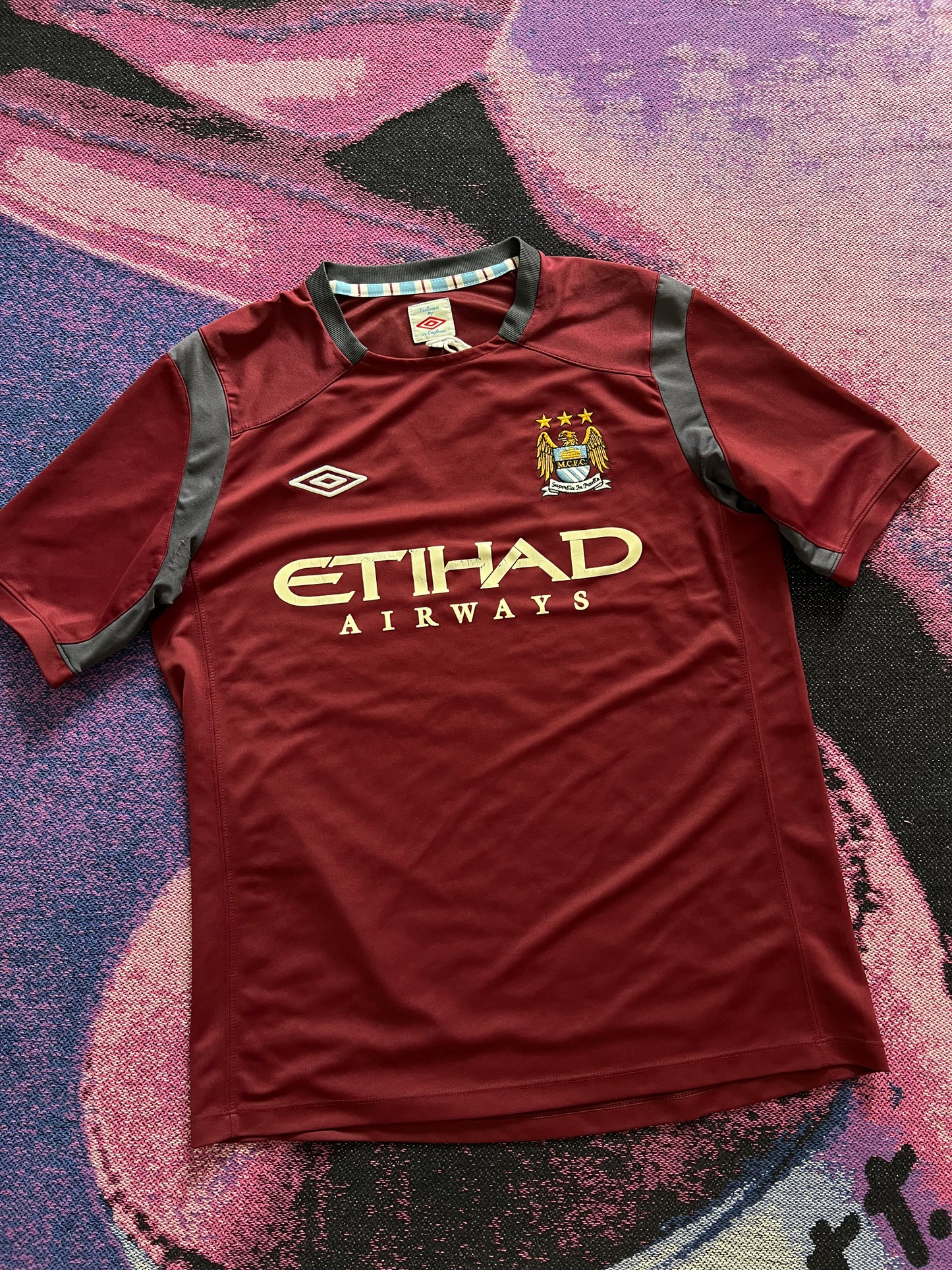 Manchester City Football Jersey Red
