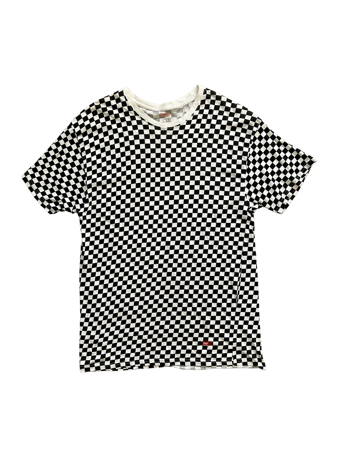 Supreme Hanes Checkered T-Shirt