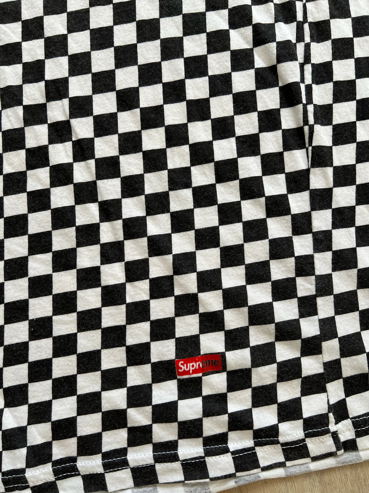 Supreme Hanes Checkered T-Shirt
