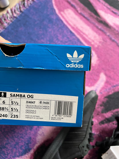 Adidas Samba OG Black Carbon Cordura