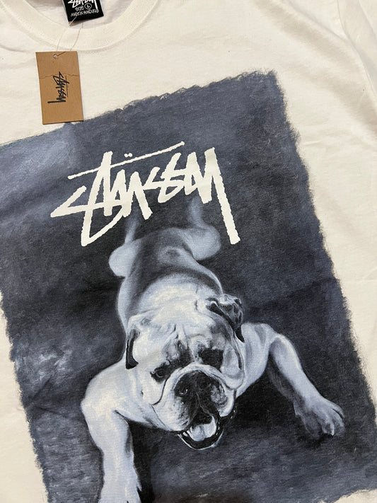 Stussy Bulldog T-Shirt White