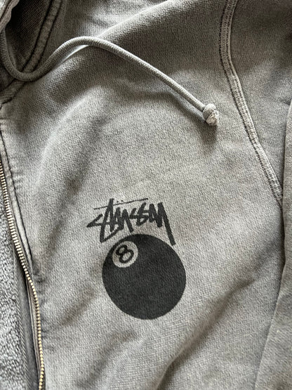 Stussy 8 Ball Zip Up Hoodie