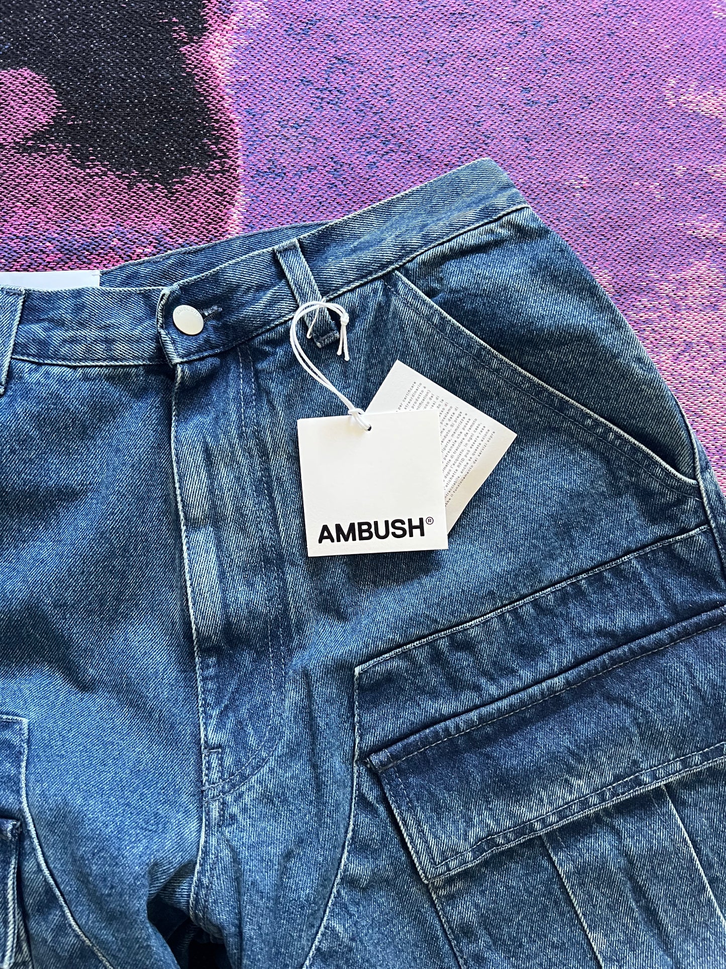 Ambush Denim Cargo Pants