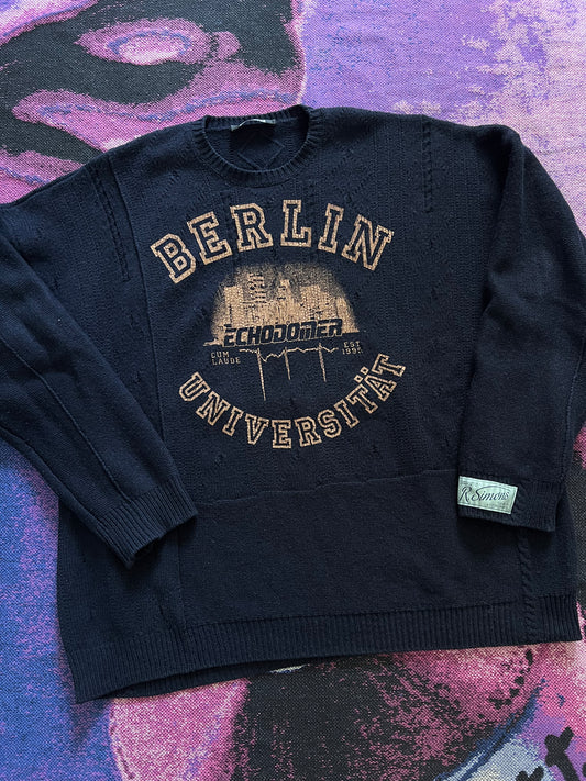 Raf Simons Berlin Print Oversized Knit