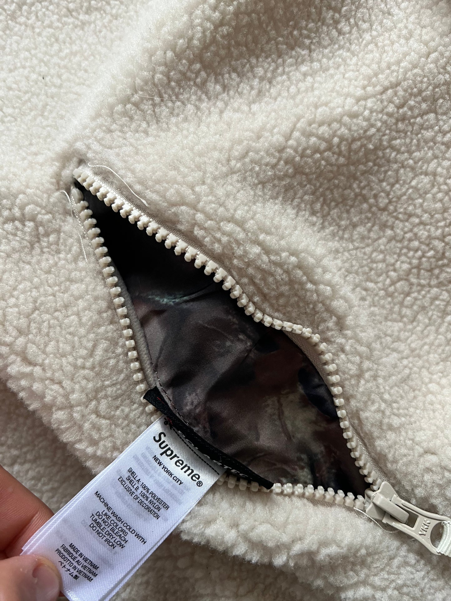 Supreme Polartec Shearling Reversible Pullover (FW24)