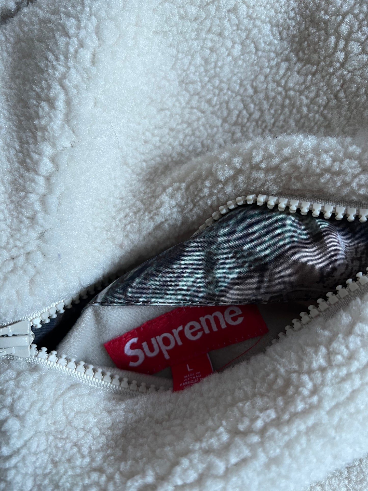 Supreme Polartec Shearling Reversible Pullover (FW24)