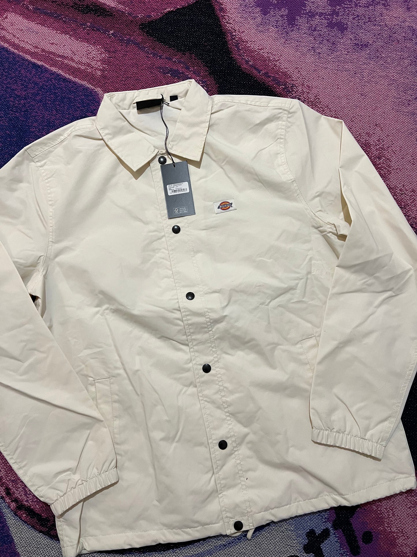 Dickies Coach Jacket White